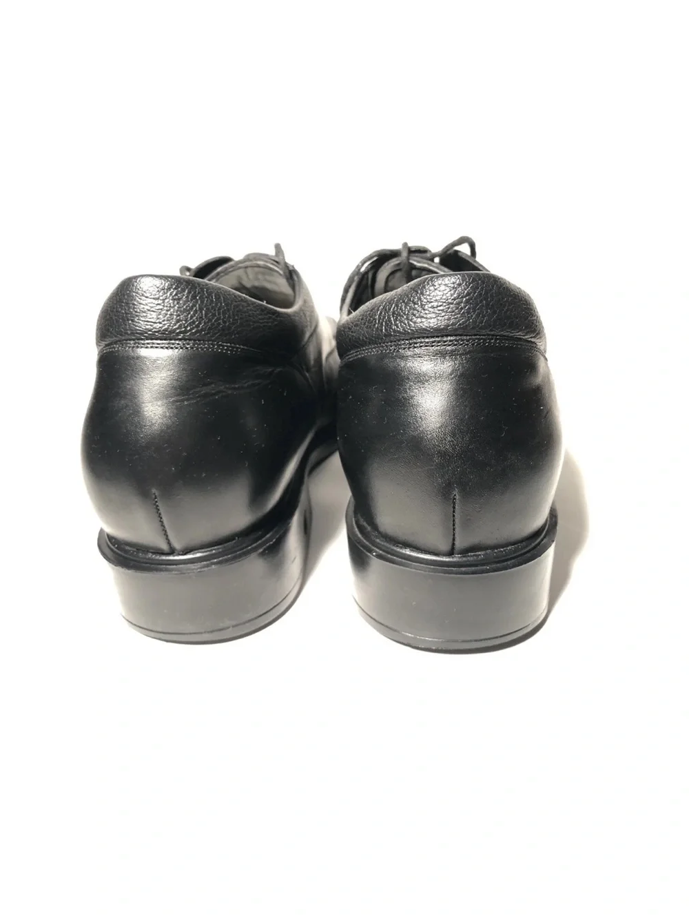 QUDUMARU HAND MADE MENS KOREAN Dress Shoes BLACK Lace Up (US 8.5) (Korean 265EE)